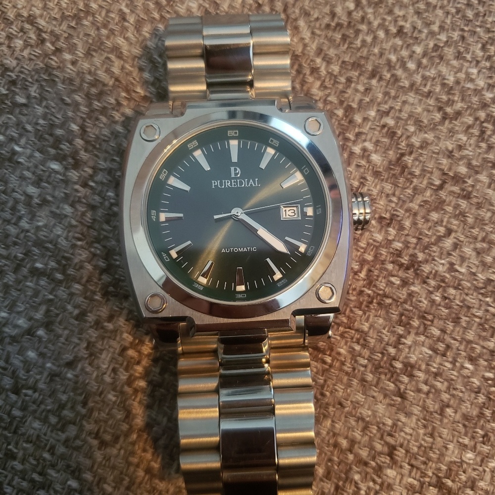 Puredial men's watch